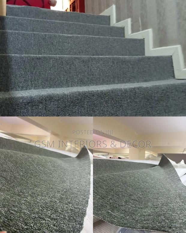 Light Grey Wall to Wall Carpets in Stairs and Floor Pick
