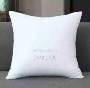 5pcs Plain White Throw Pillows - Sn