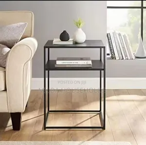 2layers Metallic Side Table//Bedside//Desk Side Now Available.