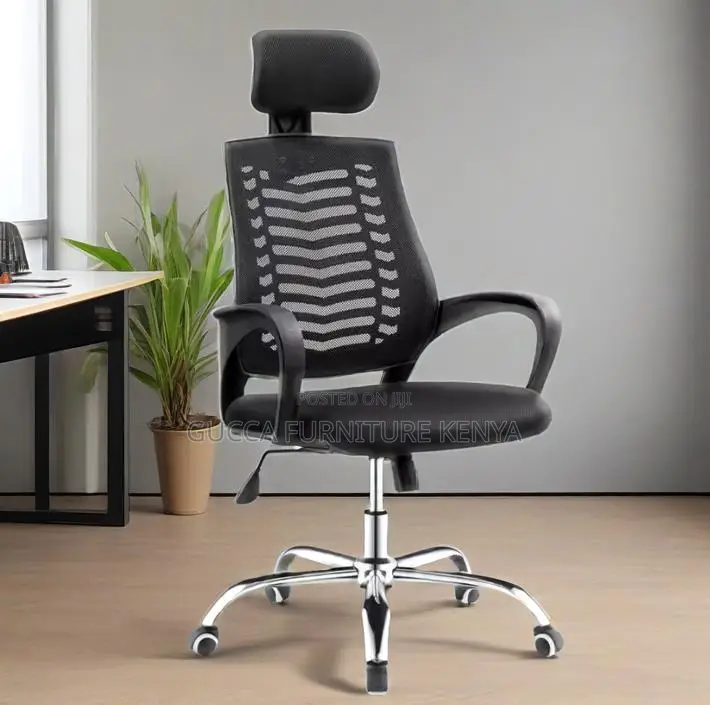 Adjustable Swivel Mesh Headrest Office Chair