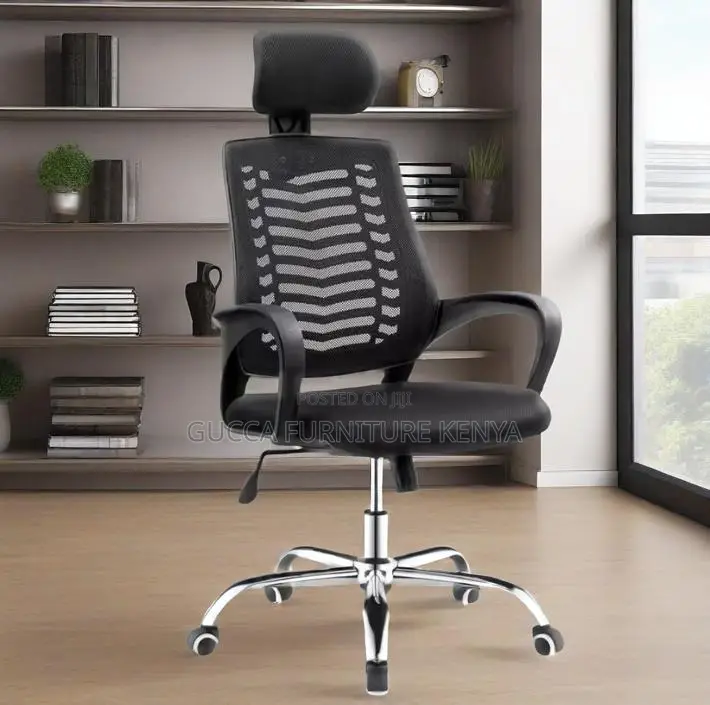 Adjustable Swivel Mesh Headrest Office Chair