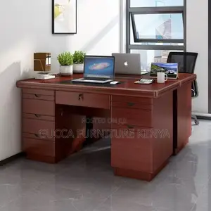 1.4 Meters Executive Mahogany Office Desk