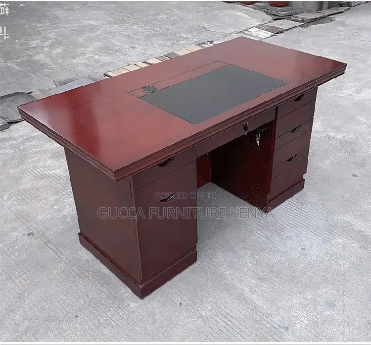 1.4 Meters Executive Mahogany Office Desk
