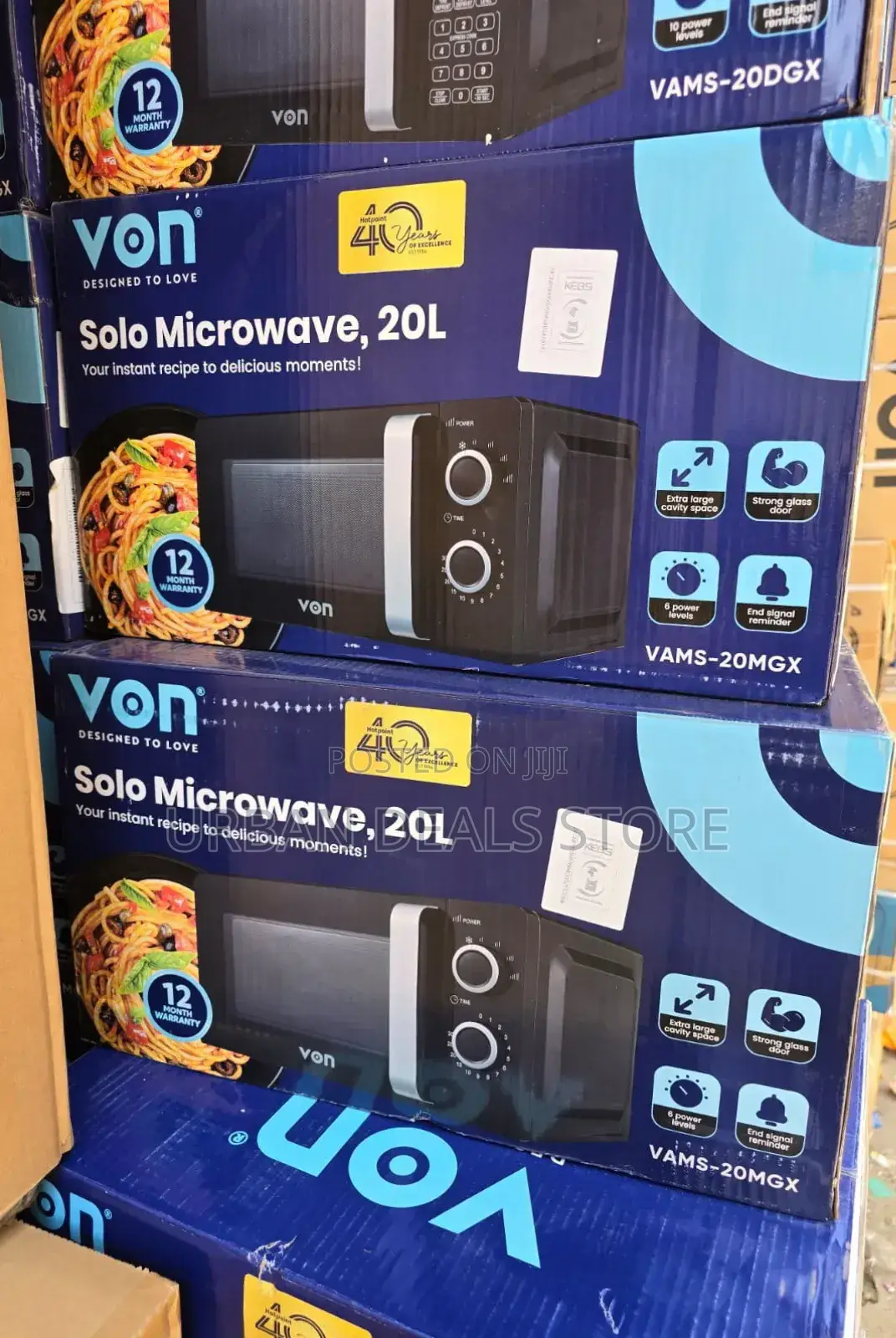 Von Manual 20 Litres Microwave