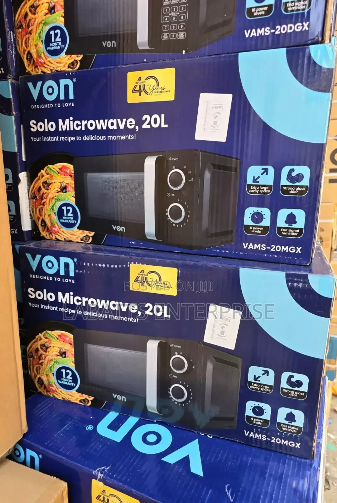 Von Manual 20 Litres Microwave