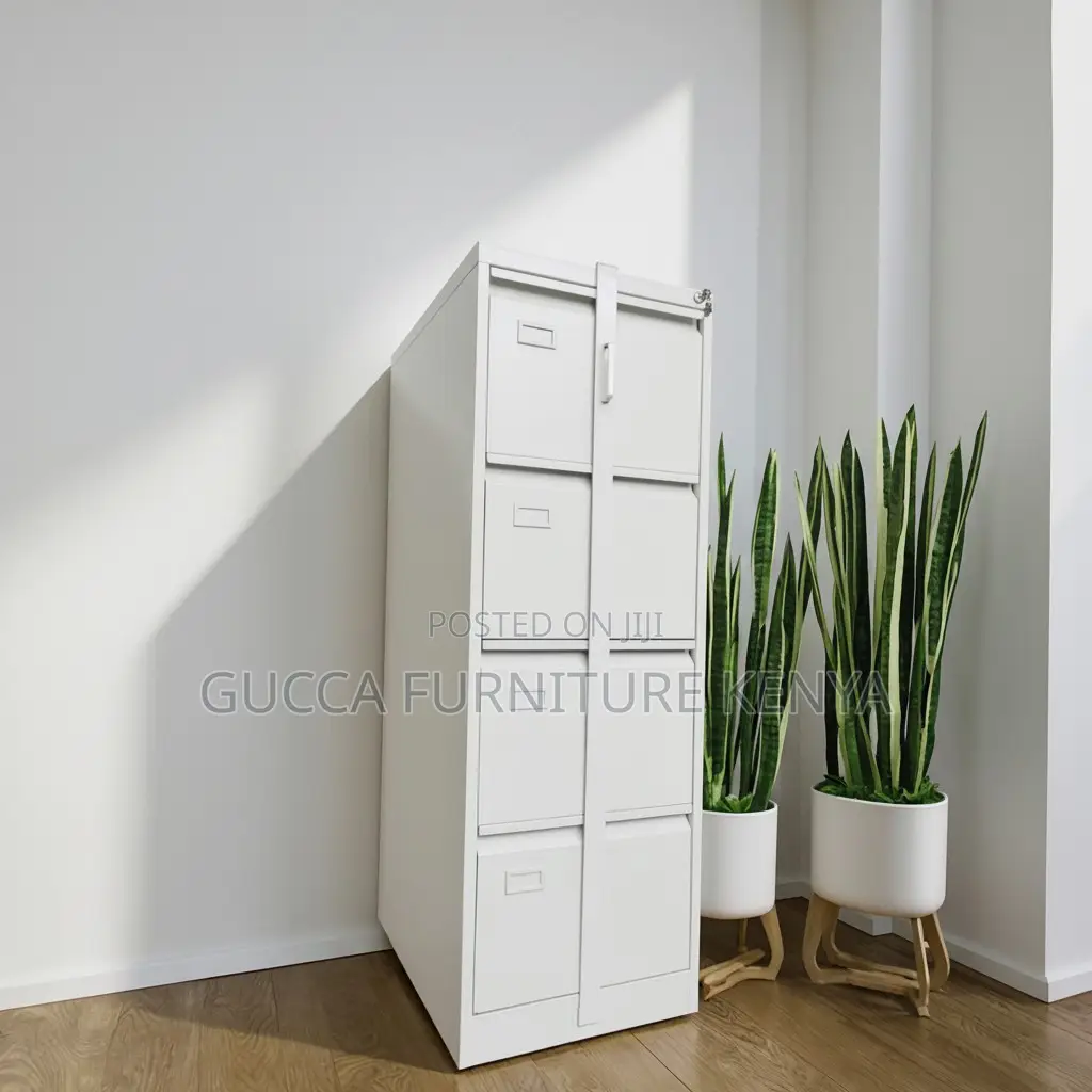 4-drawer's Steel Filling Cabinet With Bar