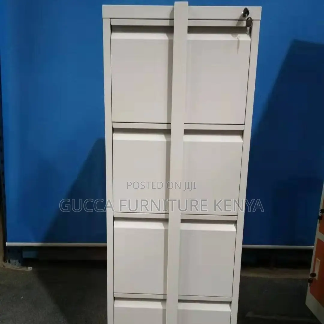 4-drawer's Steel Filling Cabinet With Bar