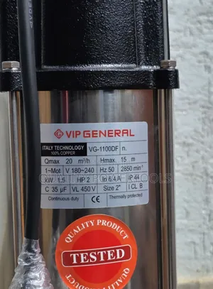 2hp General Sewage Water Pump