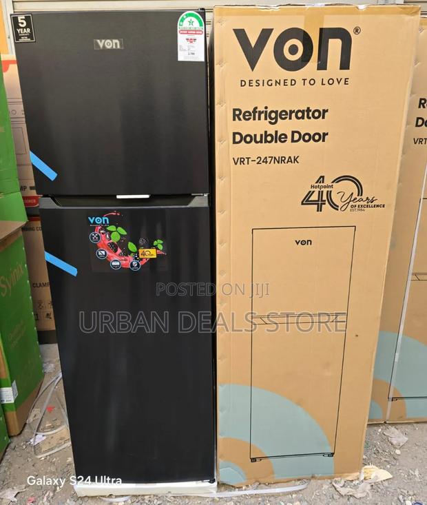 Von 247 Litres Nofrost Technology Double Door Refrigerator