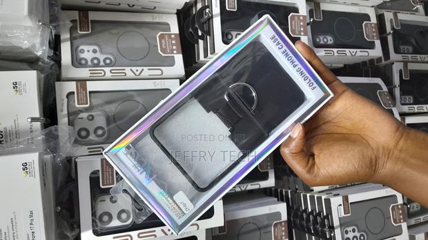 Felen Silicone Ring Holder Protective Case for Samsung Galaxy Z Flip 7 - thumbnail 3