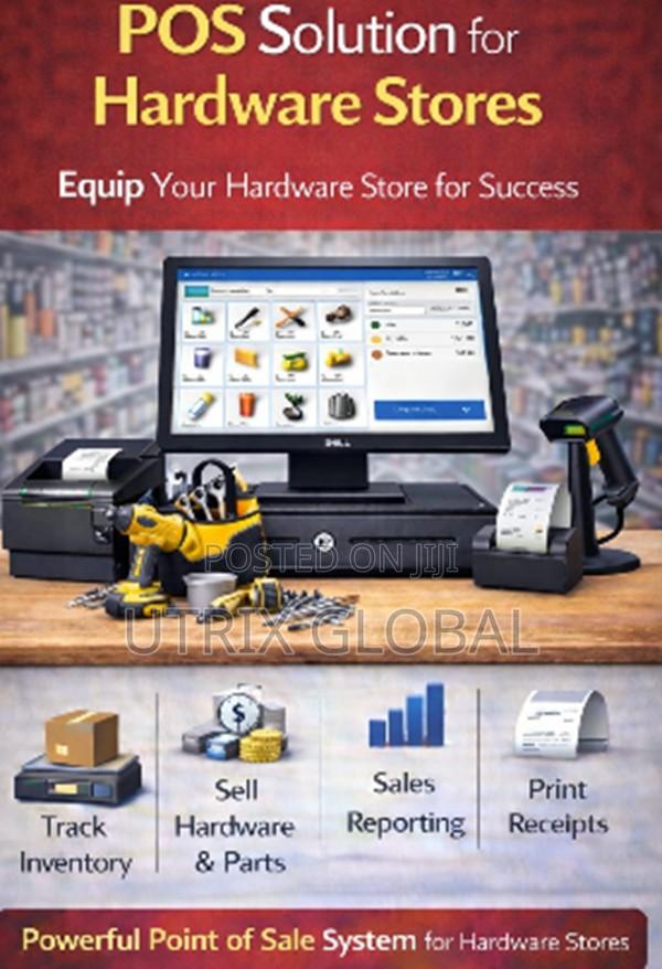 Hardware Shop Pos Complete Set With Barcode And Receipts