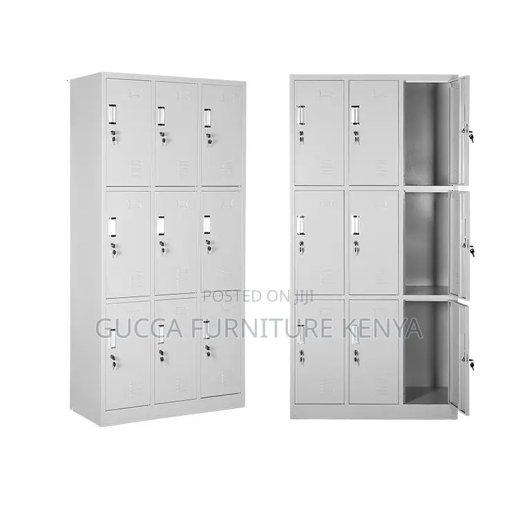 9-doors Gym Steel Storage Locker Cabinet