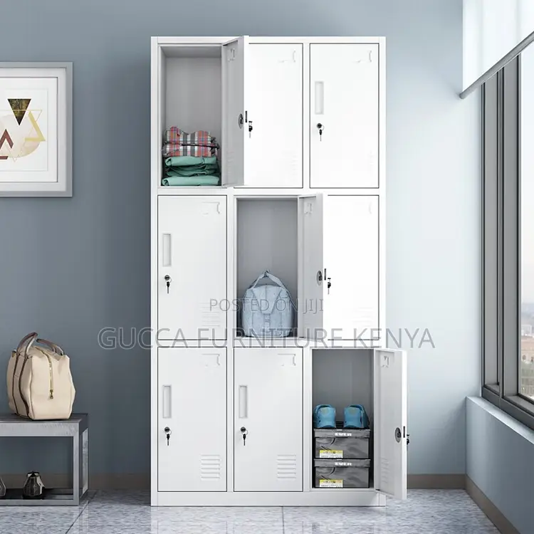 9-doors Gym Steel Storage Locker Cabinet