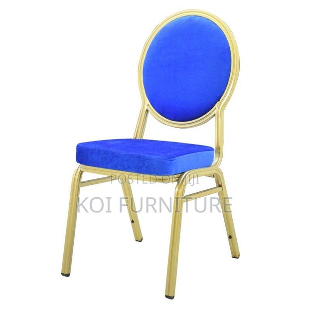 Office Chairs; Stackable Fabric Heavy Events Conference Office Chairs - thumbnail 3