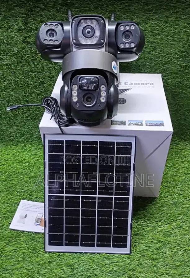Solar PTZ Camera Wi-Fi Enabled Tripple Lens Security Camera
