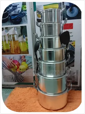 Tornado Tc 14-PCS Stainless Steel Cooking Pot Set
