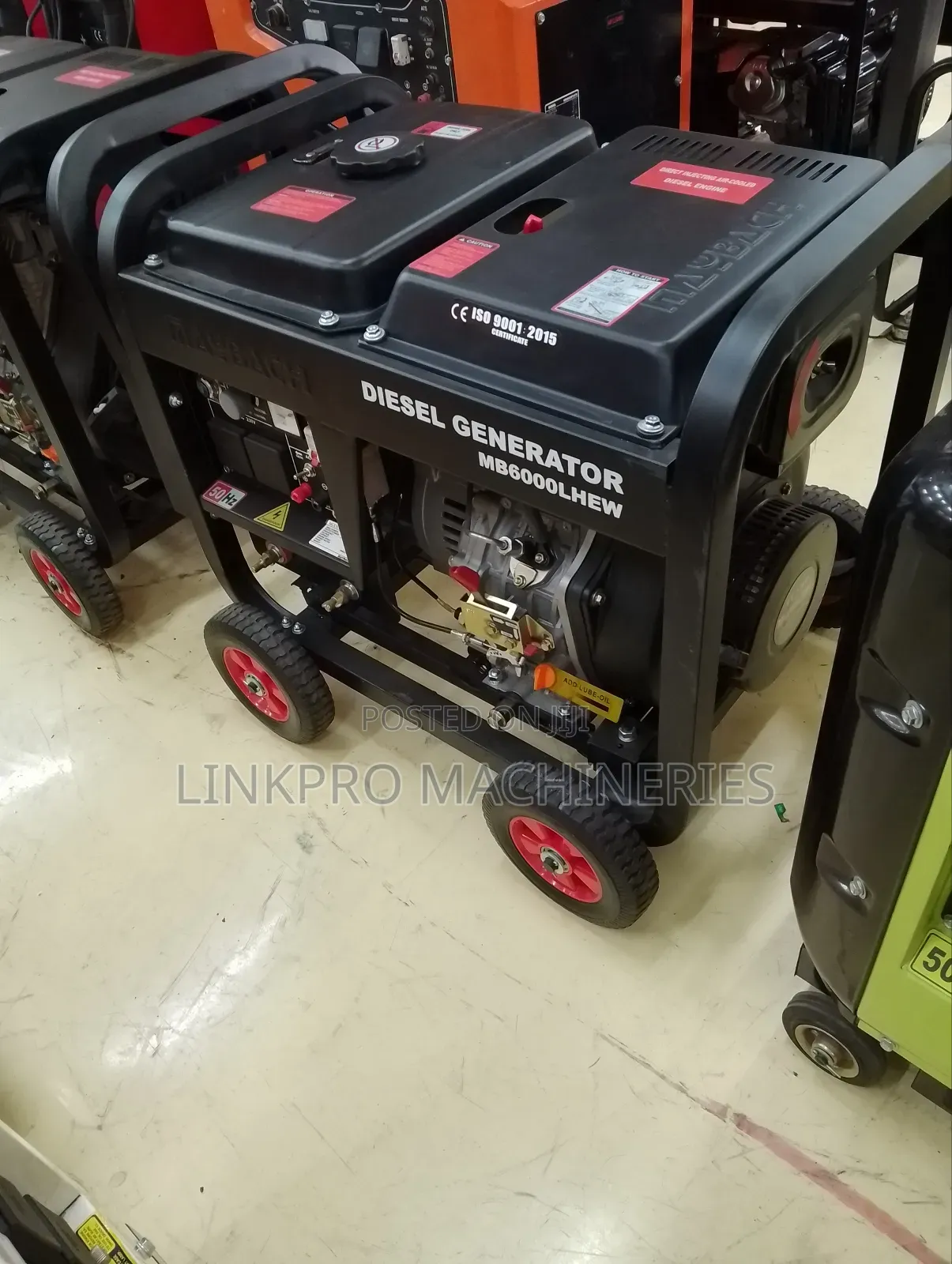 Maybach Open Diesel Generator 6.5kva