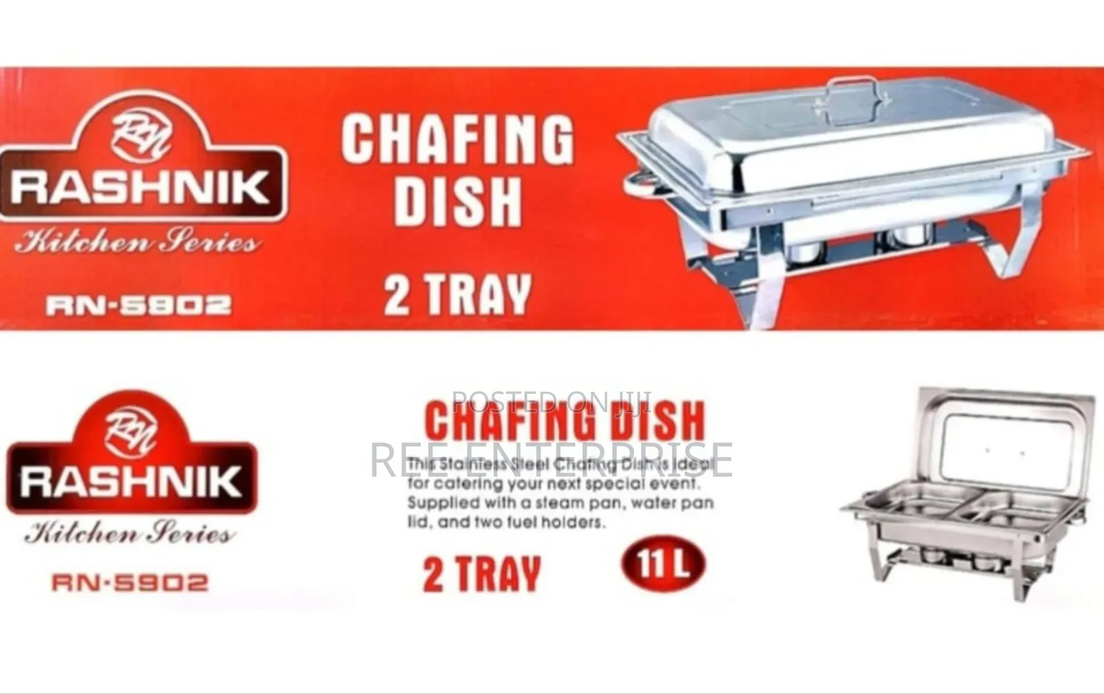 Chafing Dish  Rashnik 
Double Tray