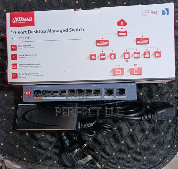 Dahua Cloud-Managed 8 Port Poe Switch - main view