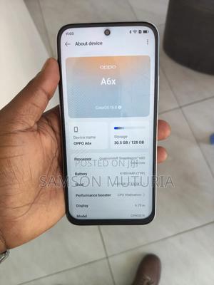 New Oppo A6x 128 GB Blue - thumbnail 2