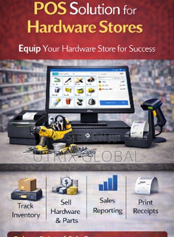 Hardware Pos System Complete Set For Wholesale Hardware