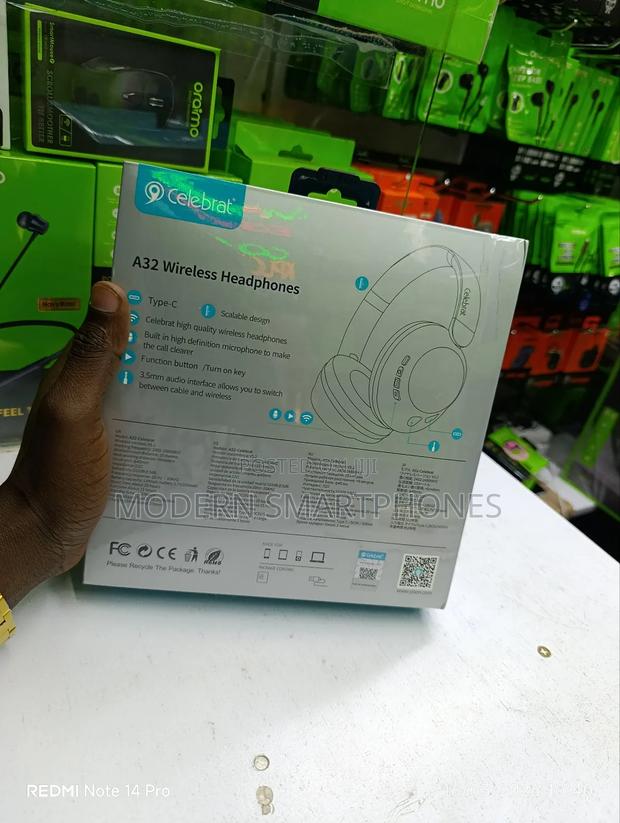 Celebrat A32 Bluetooth Headphones Headband - main view