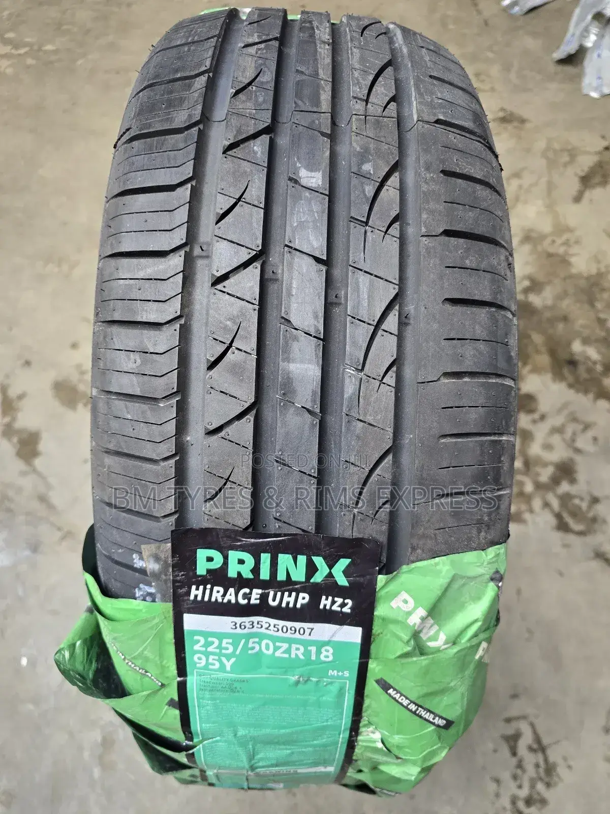 225 /50 R18 Prinx Tyres (Thailand)