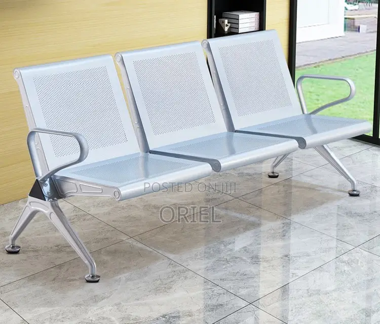 Office Bench : 3-Link Heavy Duty Office Waiting Bench