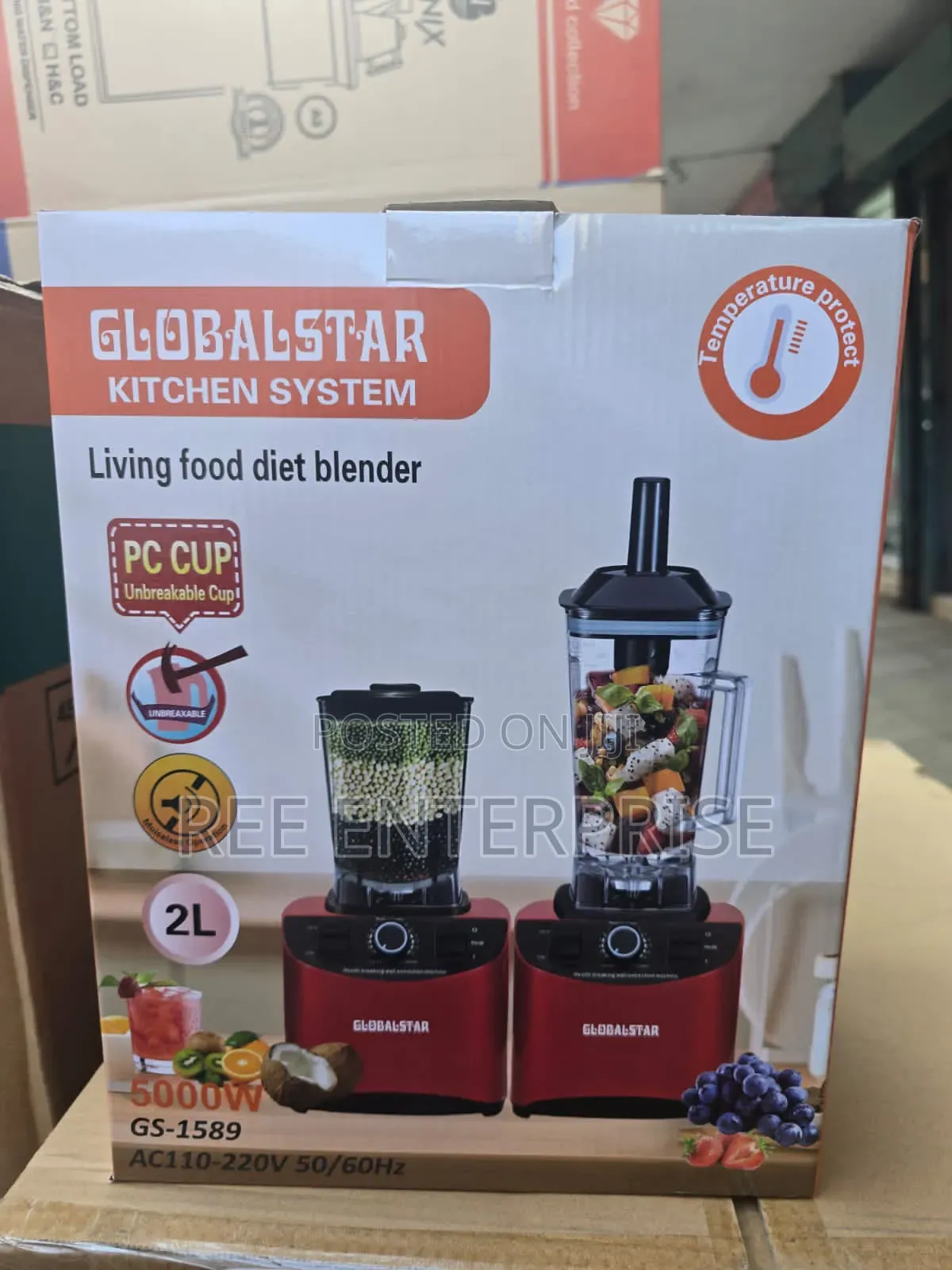 2 In 1 Globalstar* Commercial Blender