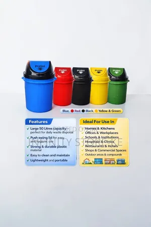 Kenpoly Swing Bin 50 Litres /Swing Bin
