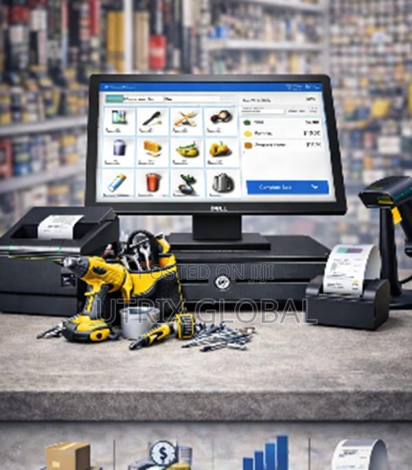 Hardware Shop Computer Pos Complete Set With Printe - main view