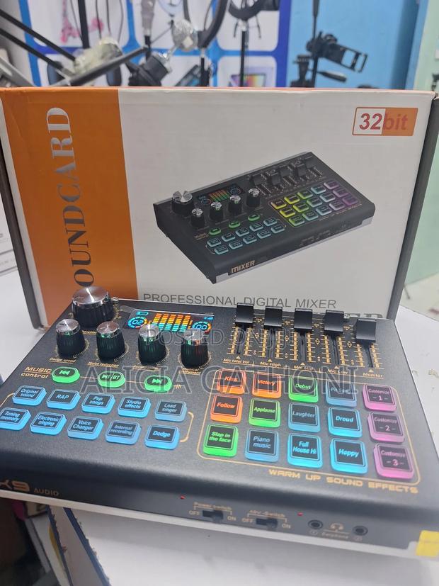 Professional Digital Mixer Sound Card