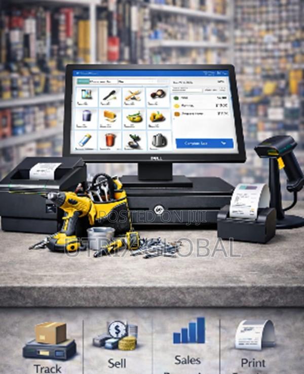Hardware Pos Complete Set With Sales Reports And Barcode