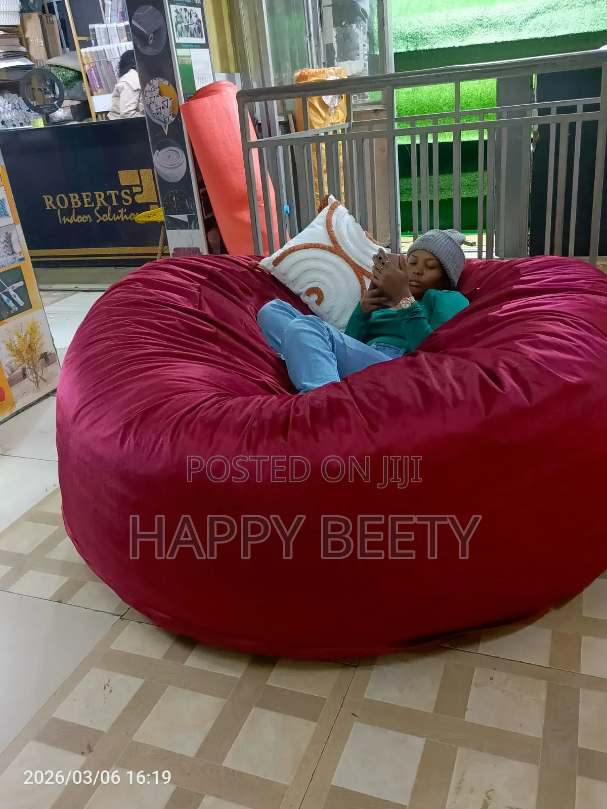 Super Huge Pretty Beanbag Seat