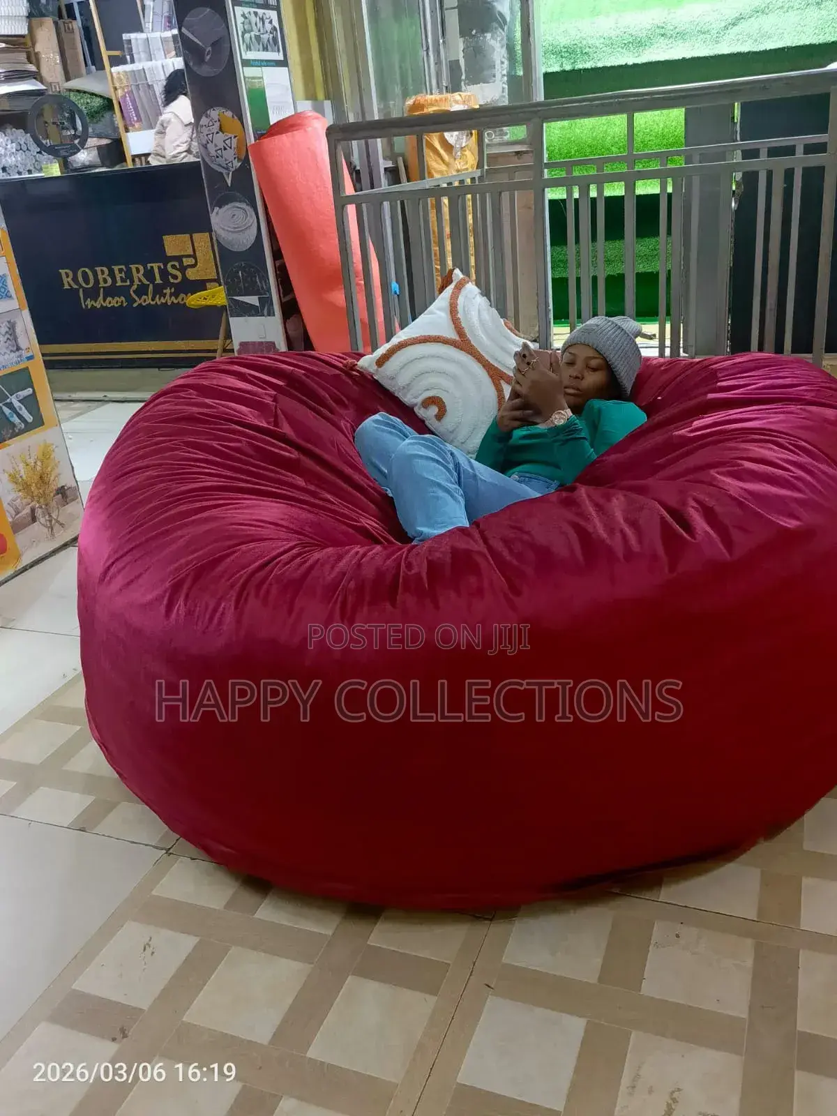 Super Huge Pretty Beanbag Seat