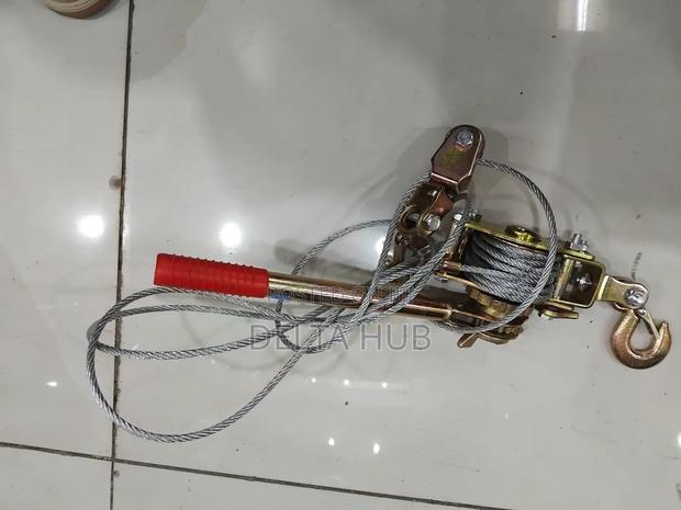 2ton Heavy Duty Come Along Winch Handle Cable Puller With Steel Rope