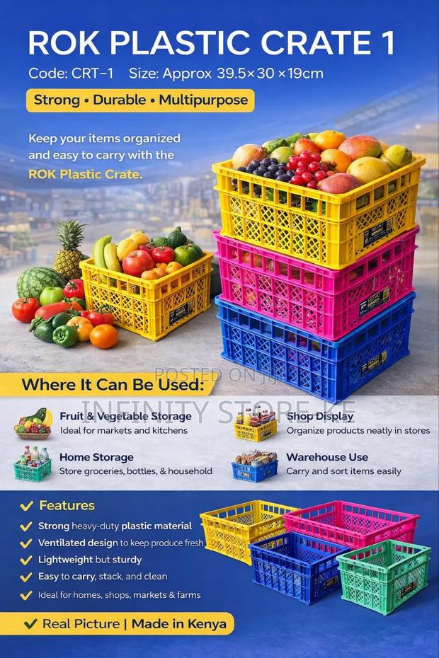 Rok Plastic Crate 1/ Plastic Crates