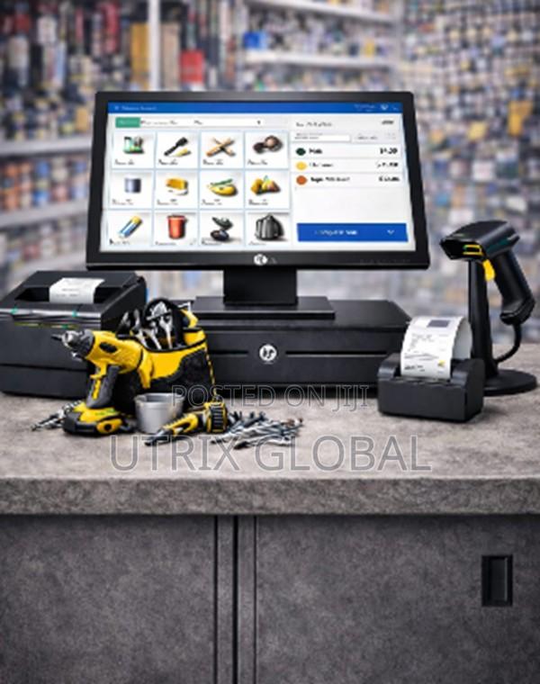 Hardware Store Pos Complete Set With Desktop Printer Scanner - main view