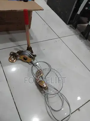 Heavy Duty Manual Come Along Cable Puller With Double Gear System