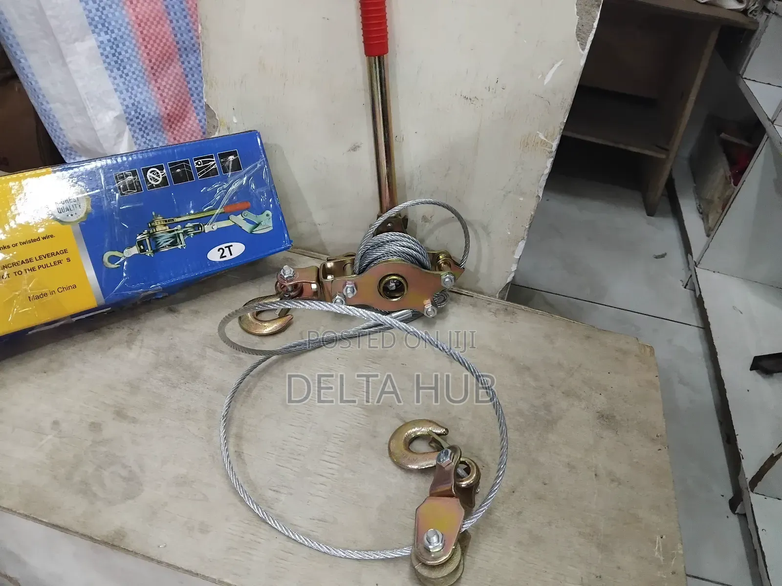 Heavy Duty Steel Wire Rope Come Along Winch Pulling Tool