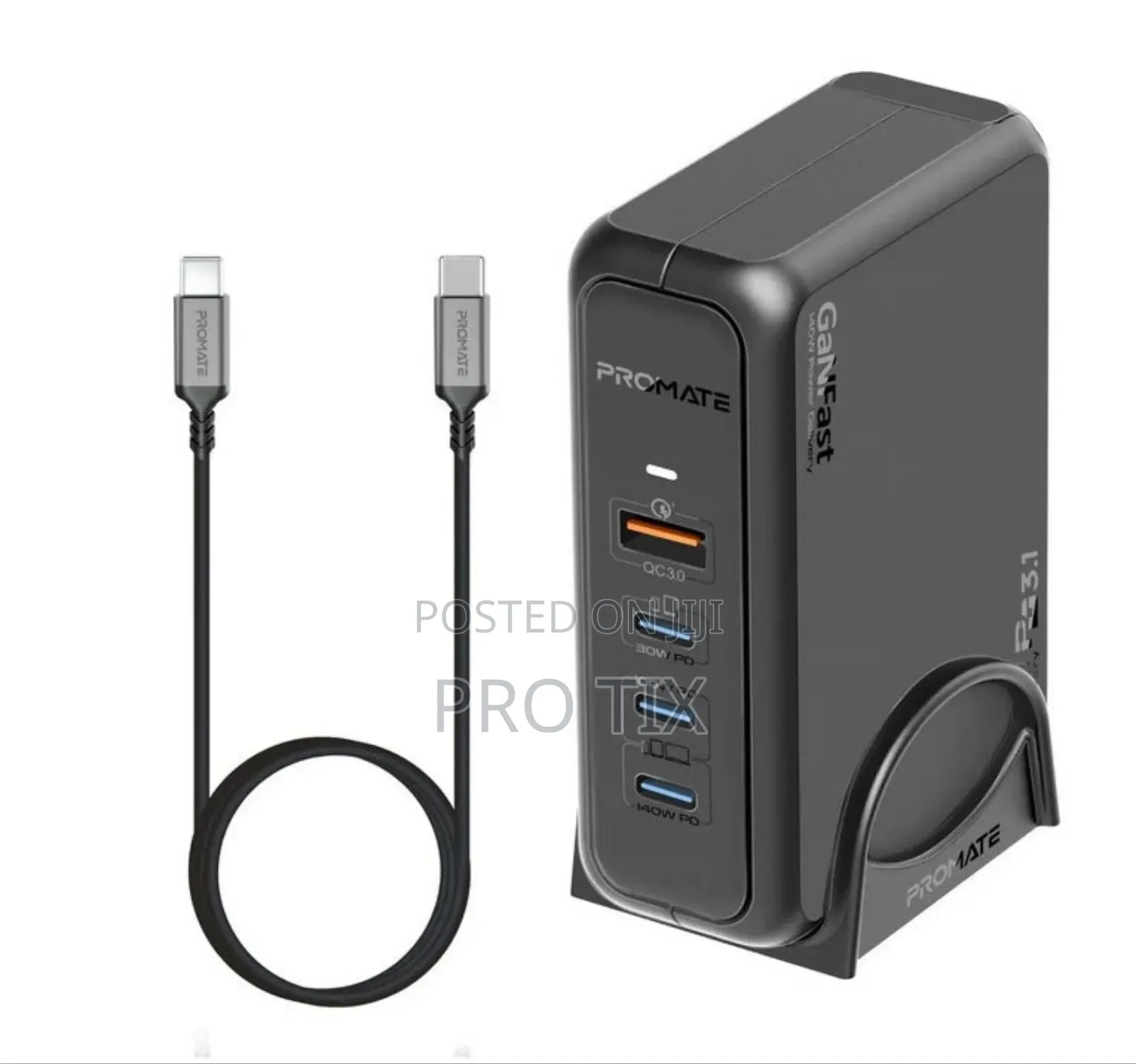 Promate Ganport-140w Ganfast Charging Station 140w