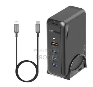 Promate Ganport-140w Ganfast Charging Station 140w