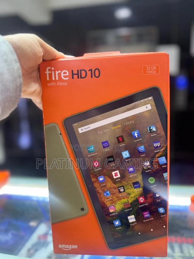 New Amazon Fire HD 10 32 GB Green - main view