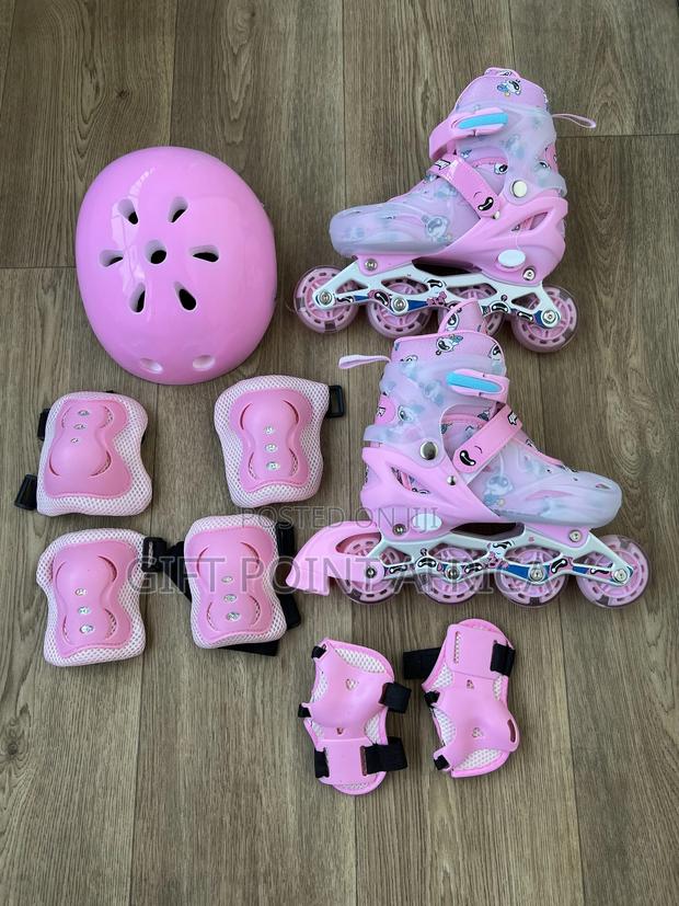 Full Set Adjustable Roller Skates For Kids - main view
