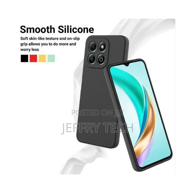 Pikert Soft Silicone Back Cover for Honor X6c – Black - thumbnail 2