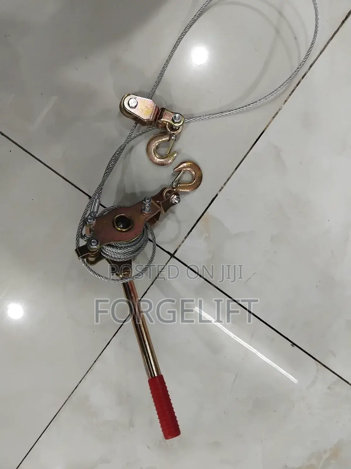 Industrial Grade Come Along Hand Winch Cable Puller Tool