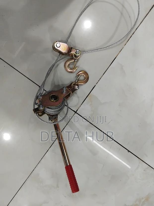 Industrial Grade Come Along Hand Winch Cable Puller Tool - main view