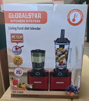 2 in 1 Globalstar Commercial Blender (Box Has 6 Pieces)