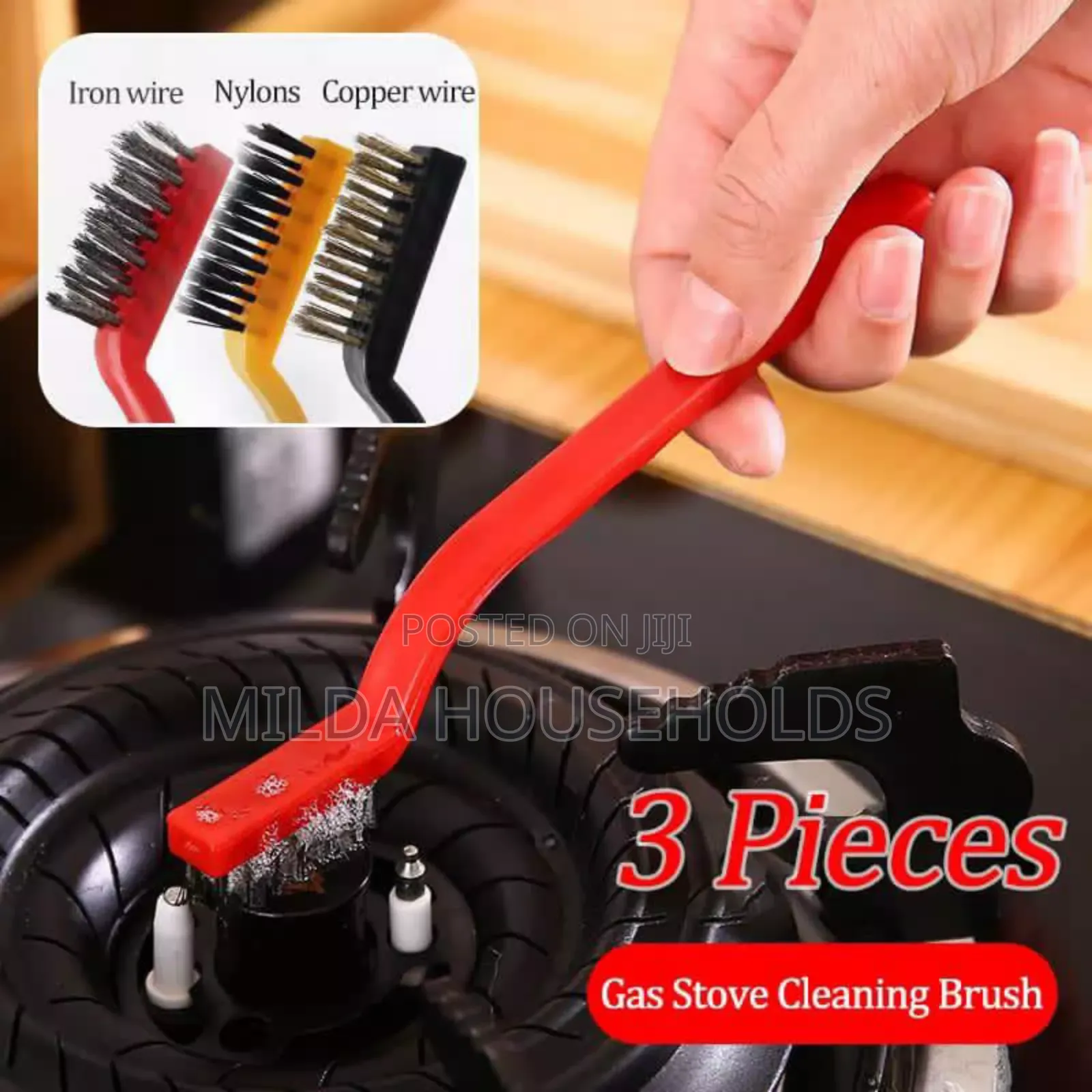 3pcs Cleaning Brushes.