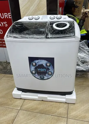 Von 13kgs Twin Tub Washing Machine -white
